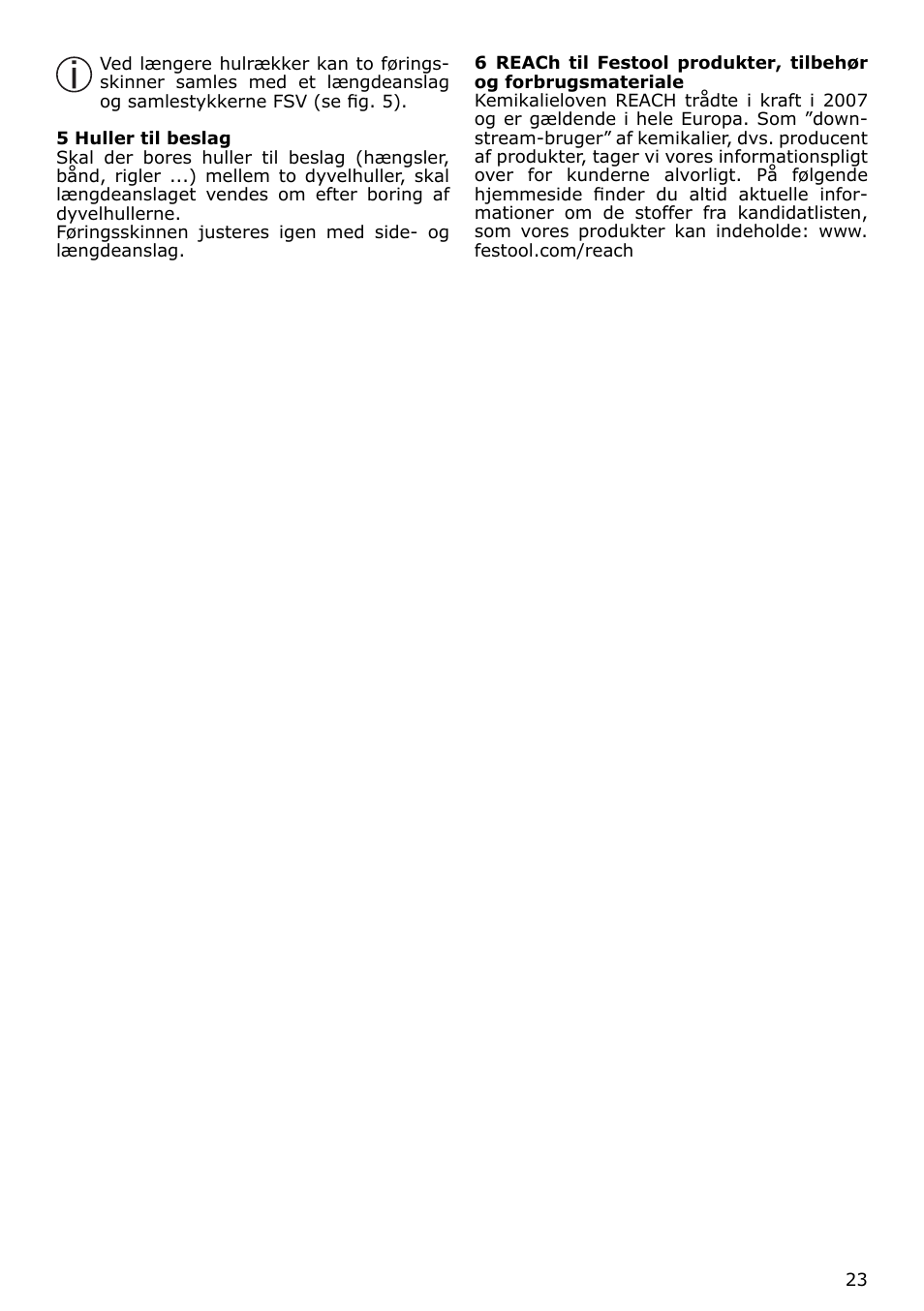 Festool LR 32 accessories User Manual | Page 23 / 54