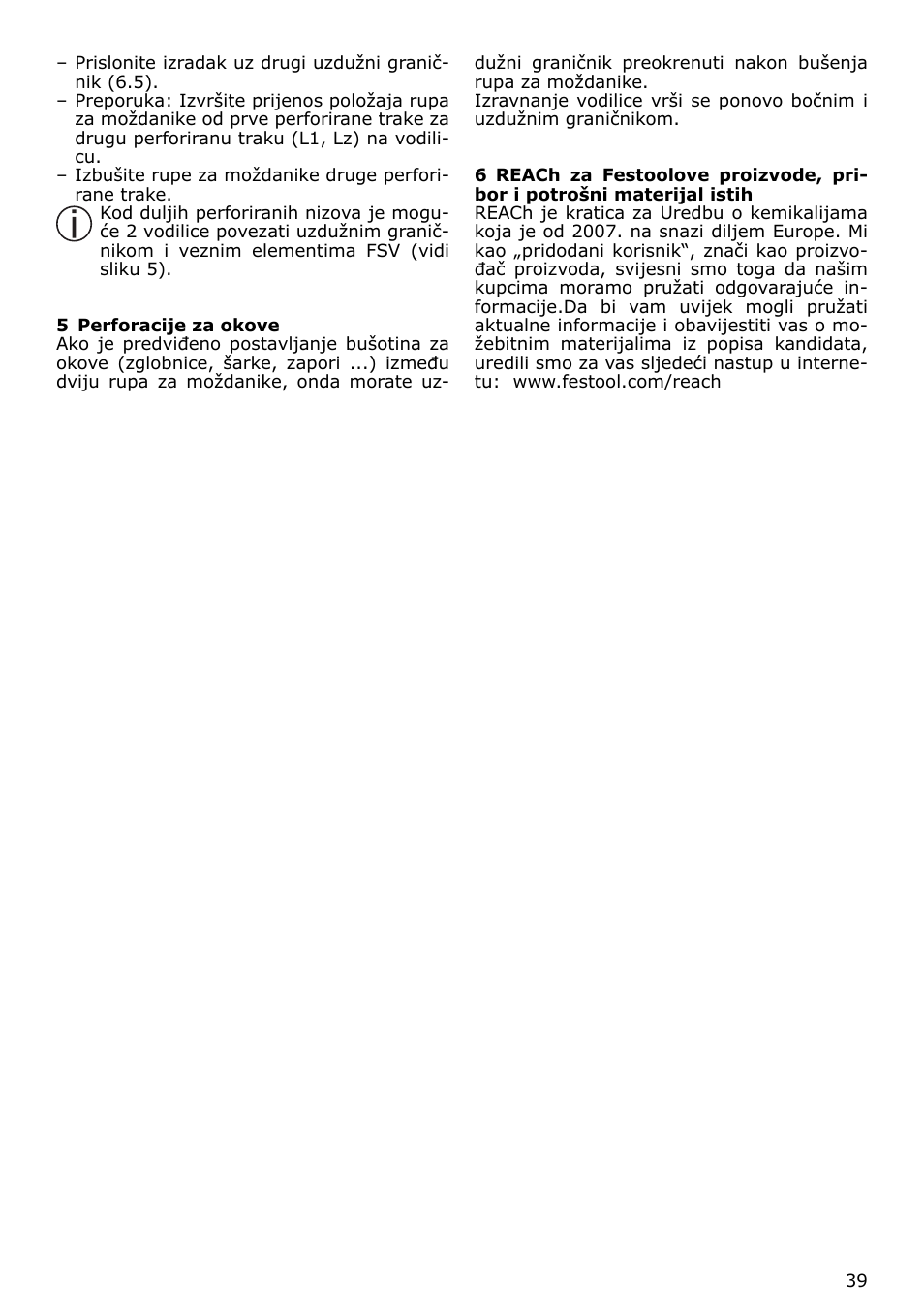 Festool LR 32 accessories User Manual | Page 39 / 54
