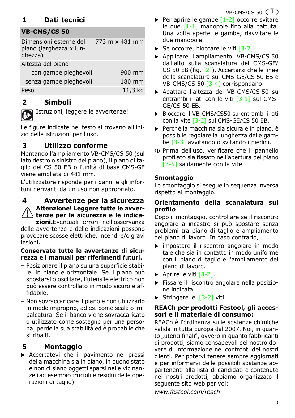 Festool CS 50 accessories PRECISIO User Manual | Page 11 / 38