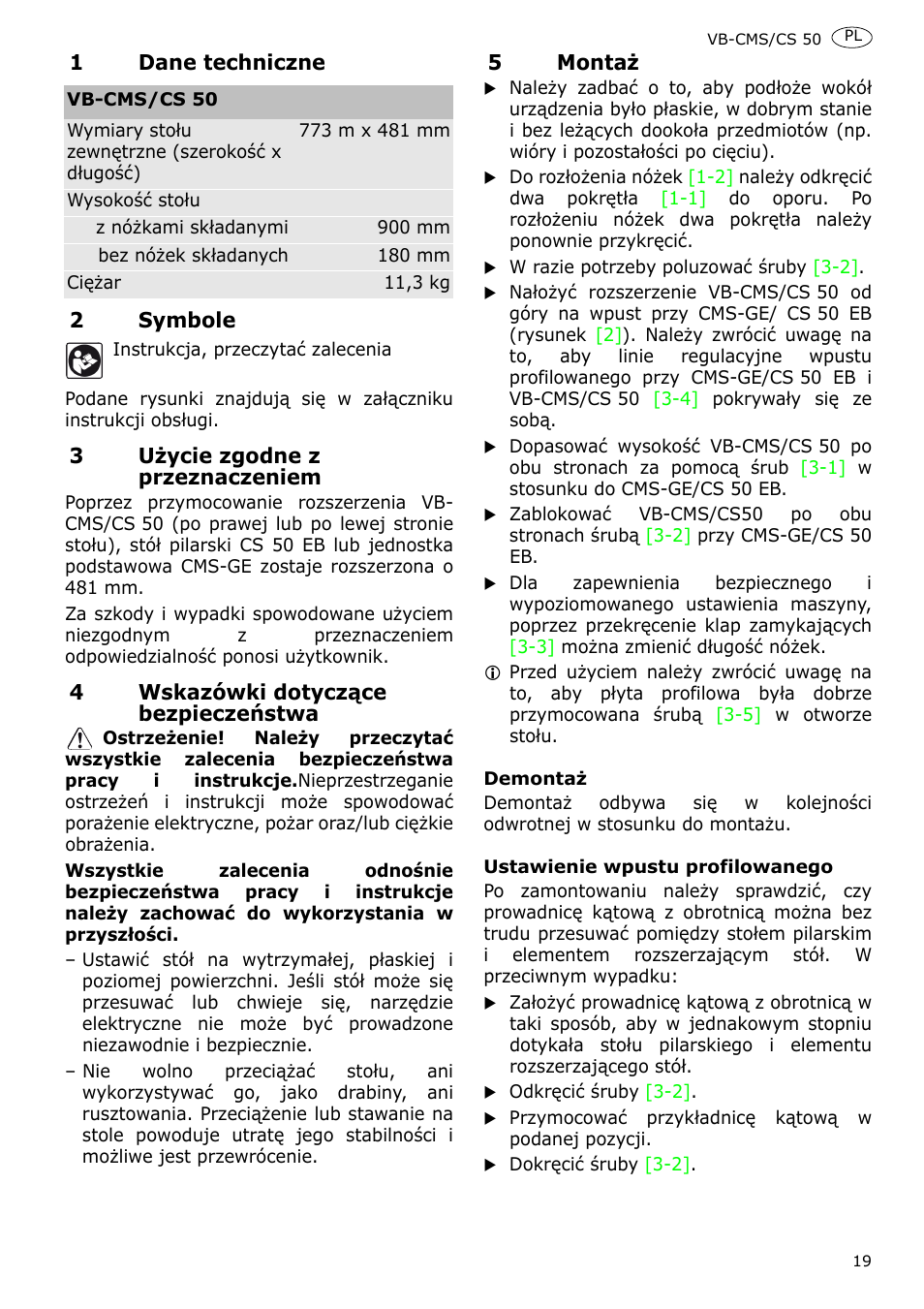 Festool CS 50 accessories PRECISIO User Manual | Page 21 / 38