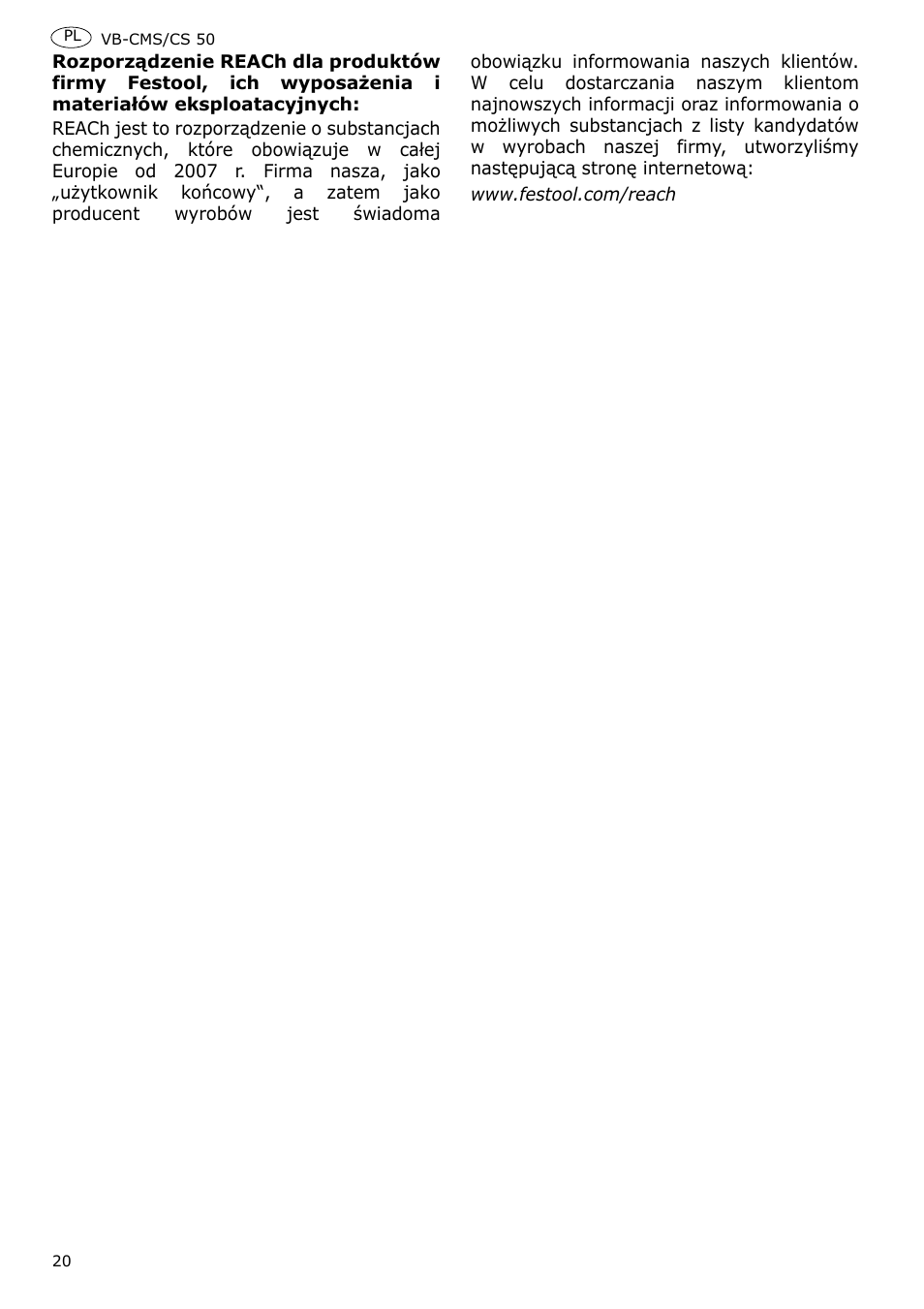 Festool CS 50 accessories PRECISIO User Manual | Page 22 / 38