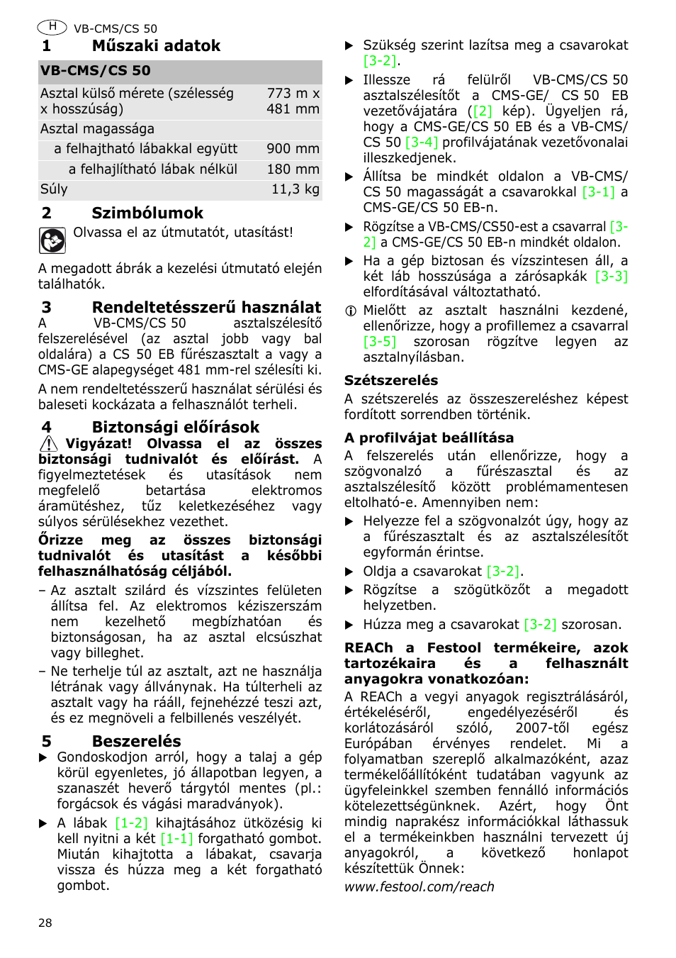 Festool CS 50 accessories PRECISIO User Manual | Page 30 / 38