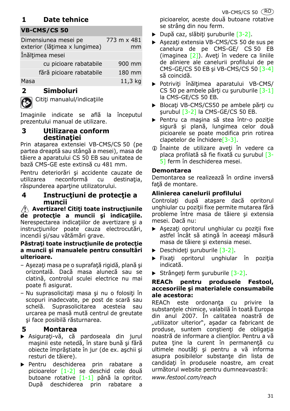 Festool CS 50 accessories PRECISIO User Manual | Page 33 / 38