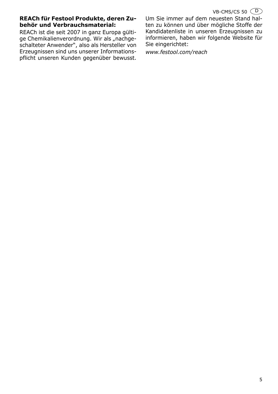 Festool CS 50 accessories PRECISIO User Manual | Page 7 / 38
