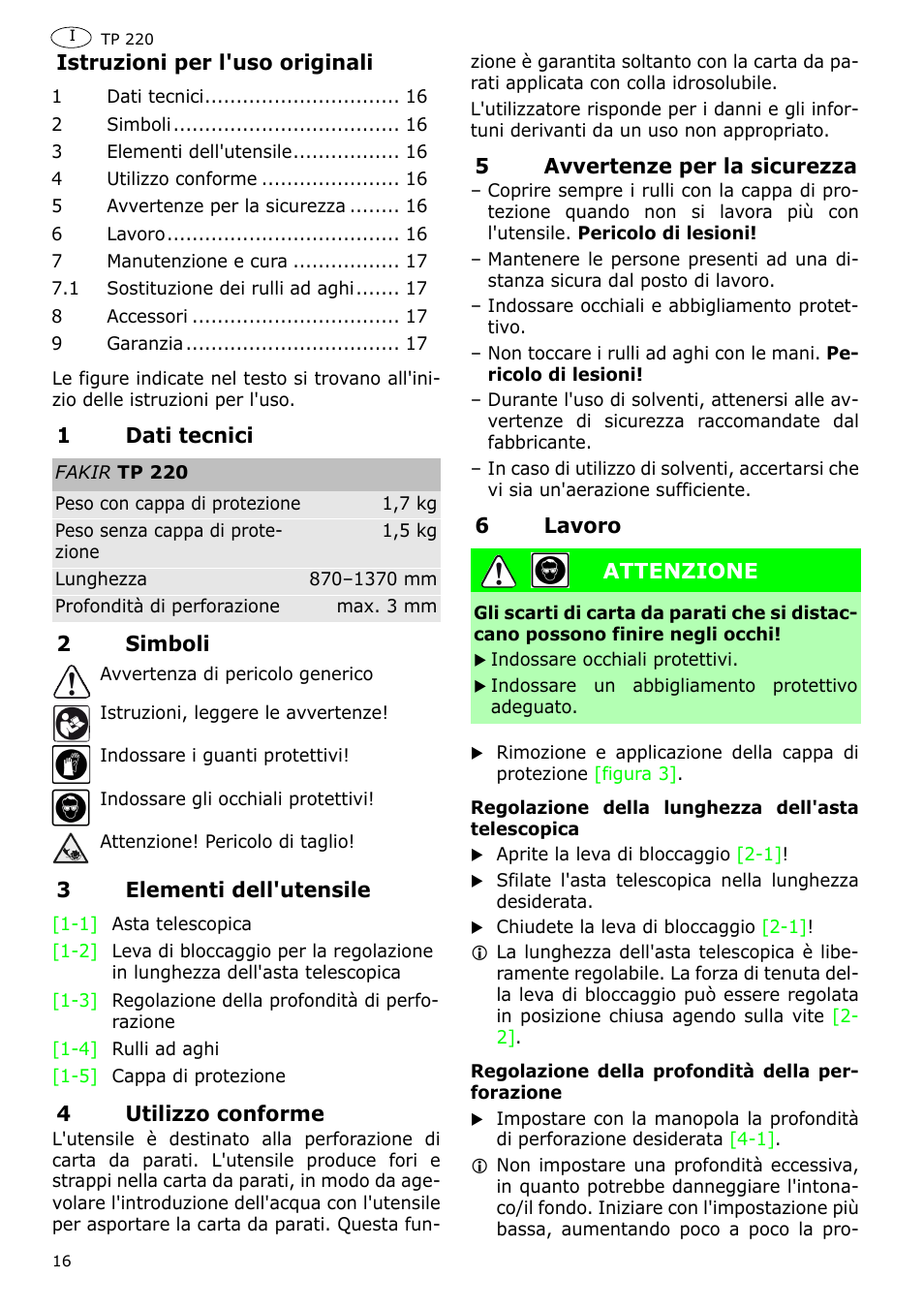 Festool TP 220 User Manual | Page 16 / 38