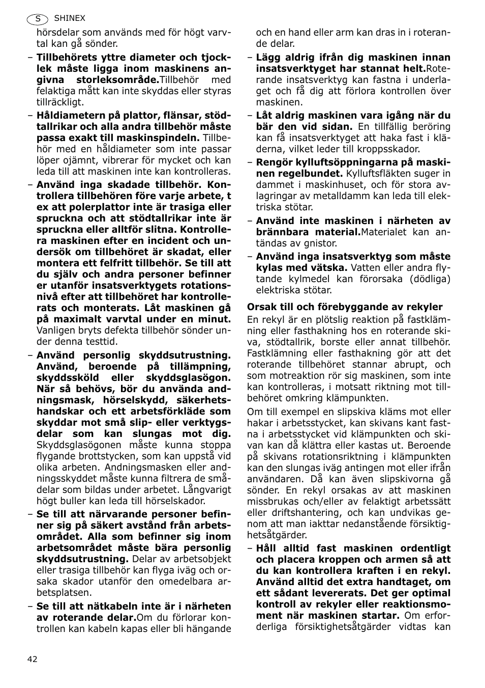 Festool SHINEX RAP 150 FE User Manual | Page 42 / 85