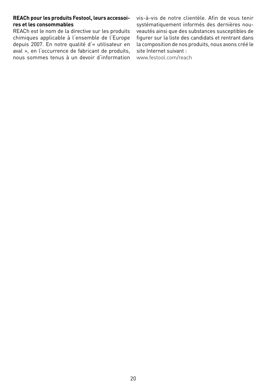 Festool CTL 55 E User Manual | Page 20 / 70