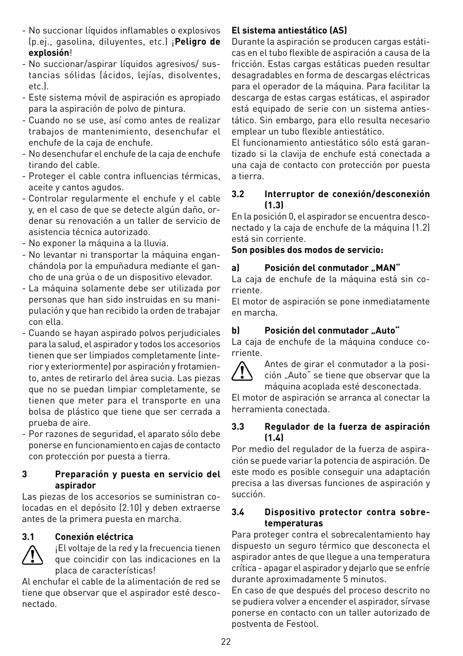 Festool CTL 55 E User Manual | Page 22 / 70