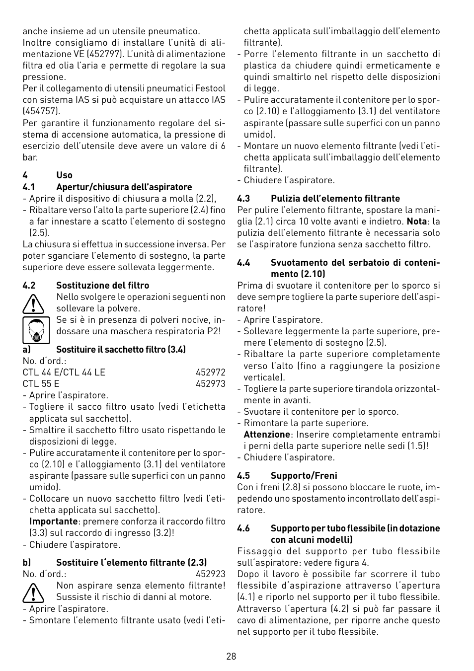 Festool CTL 55 E User Manual | Page 28 / 70