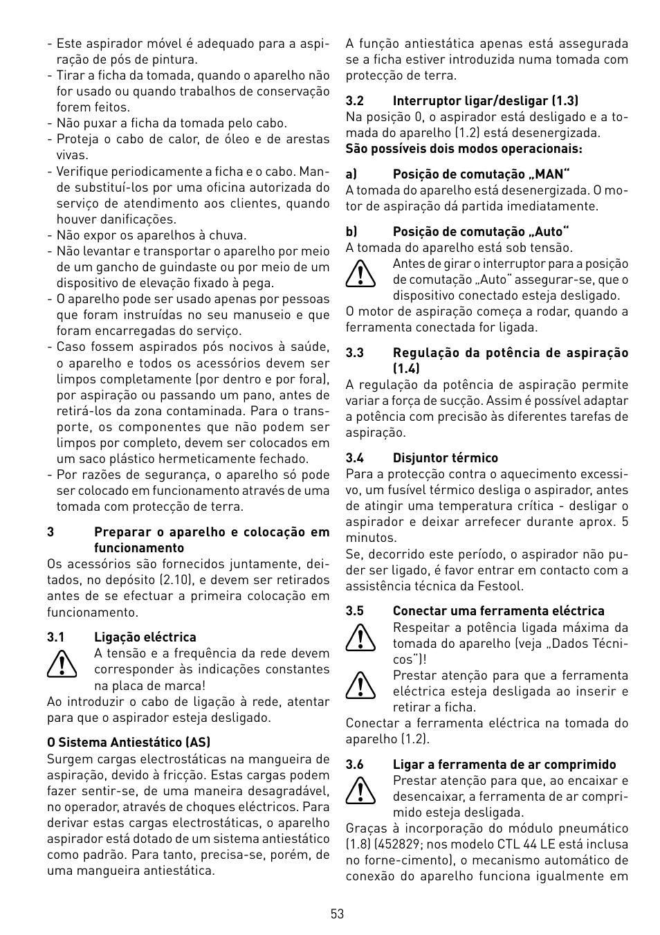 Festool CTL 55 E User Manual | Page 53 / 70
