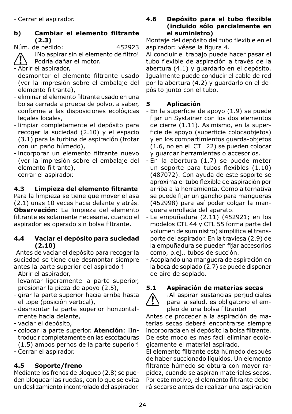 Festool CTL 22 E SG User Manual | Page 24 / 70