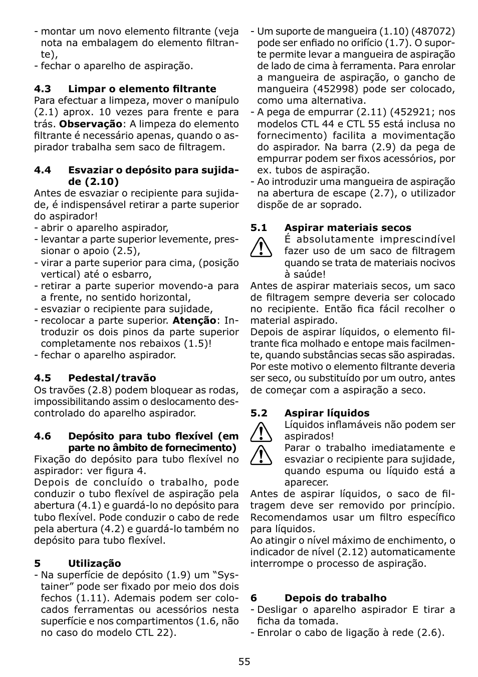 Festool CTL 22 E SG User Manual | Page 55 / 70