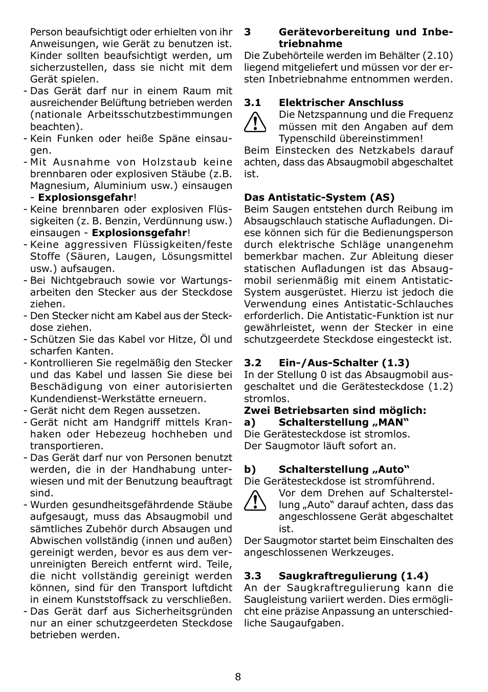 Festool CTL 22 E SG User Manual | Page 8 / 70