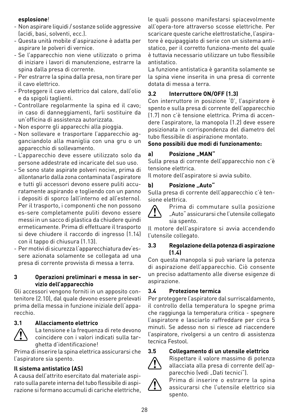 Festool CTM 55 E User Manual | Page 28 / 78