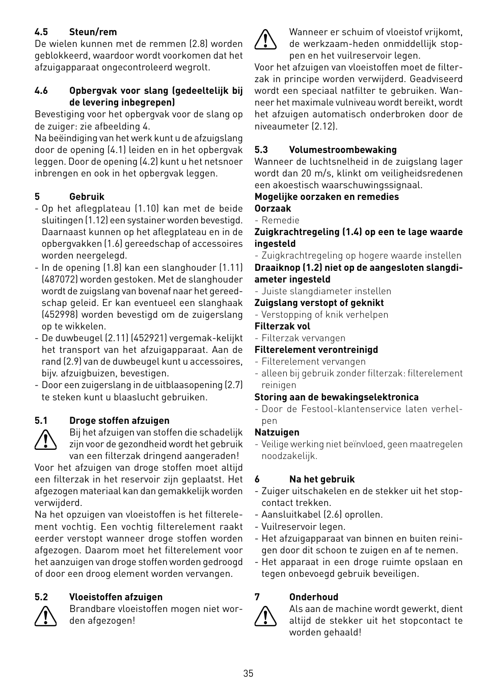 Festool CTM 55 E User Manual | Page 35 / 78