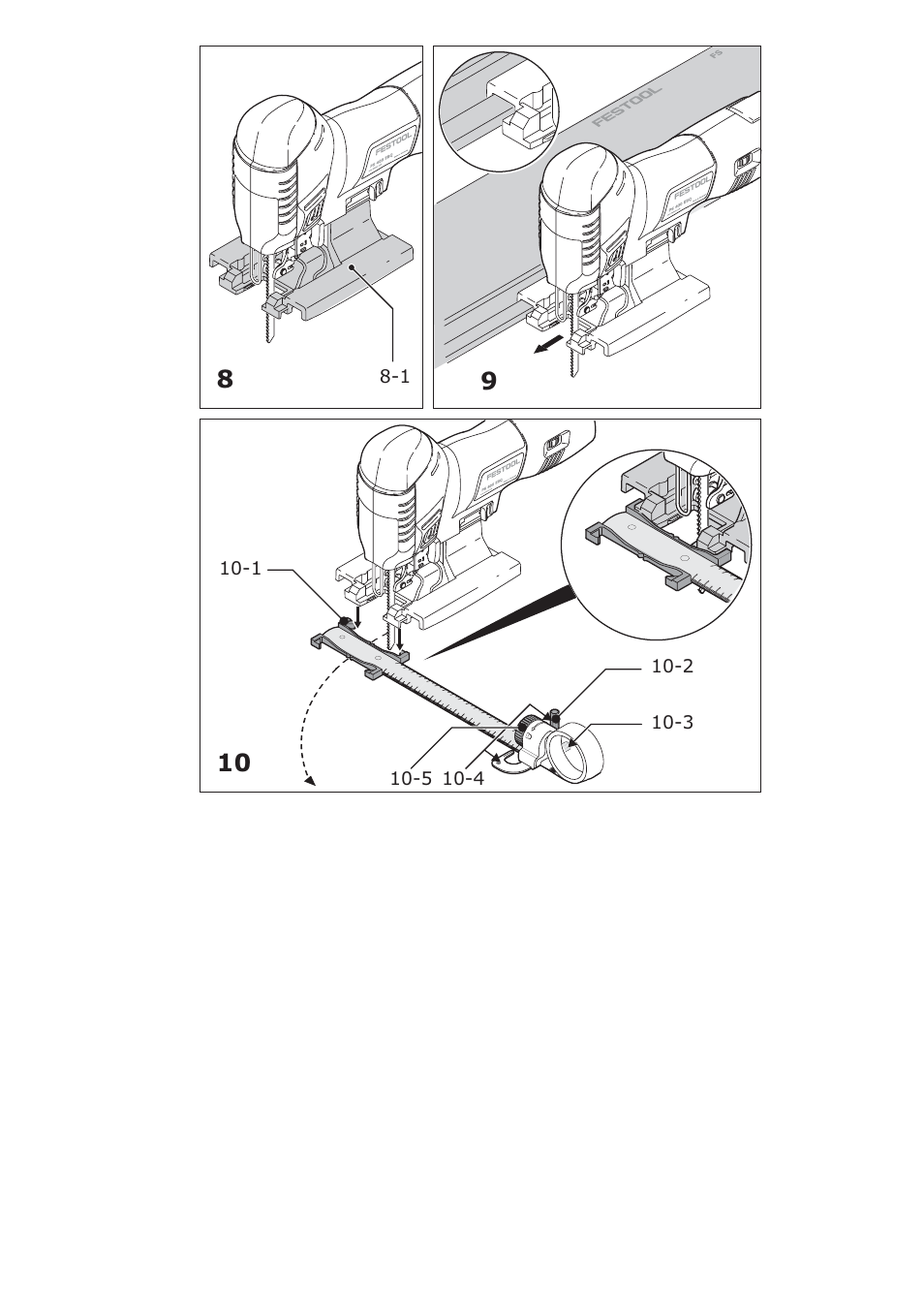 Festool PSB 400 EBQ CARVEX User Manual | Page 5 / 110