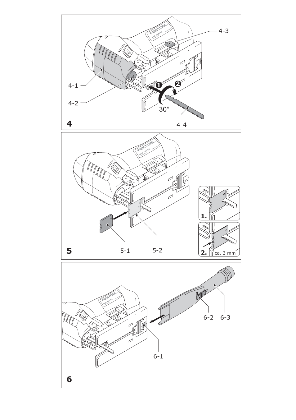 Festool PSBC 400 EB CARVEX User Manual | Page 5 / 132