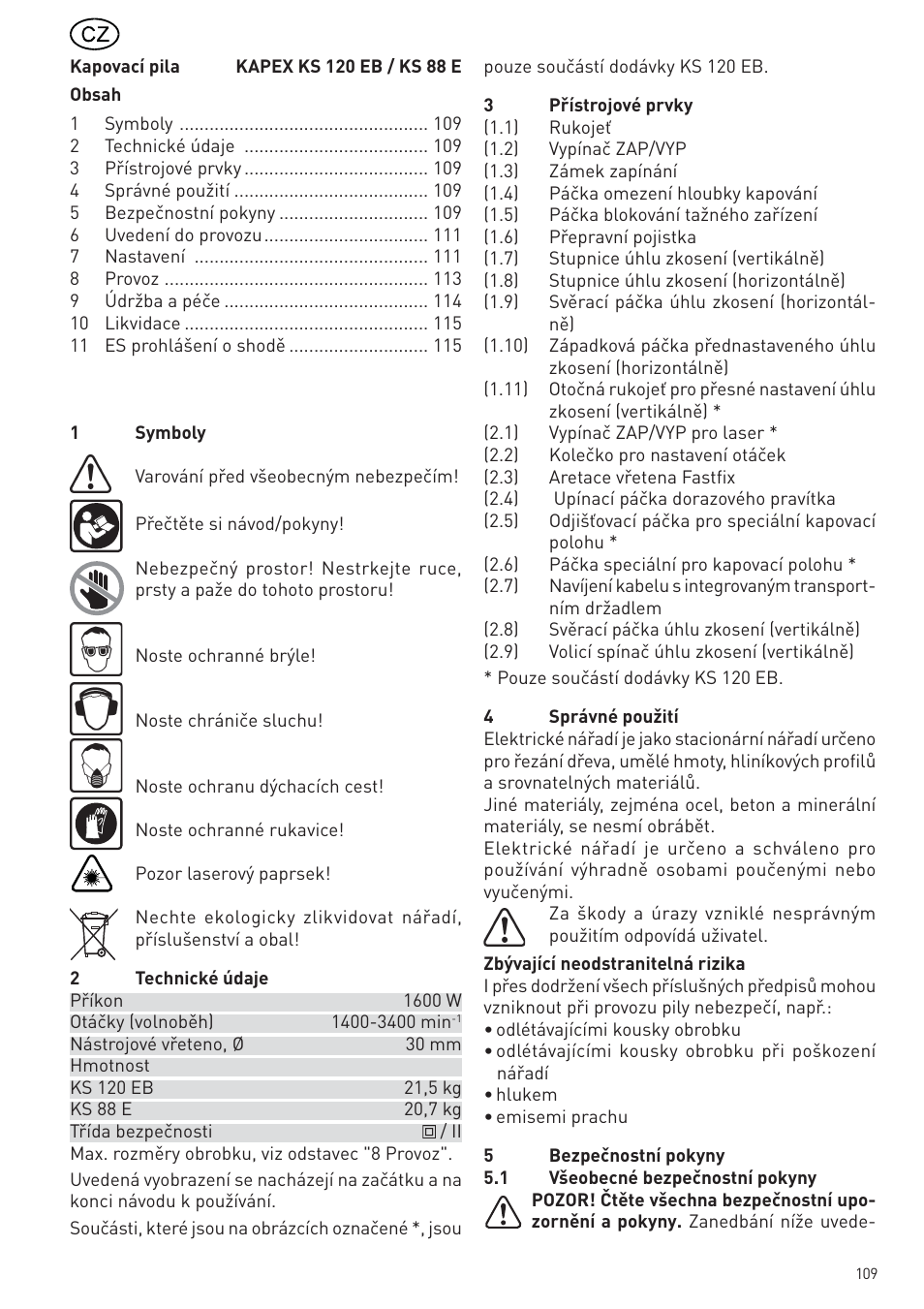 Festool KS 88 E User Manual | Page 109 / 138