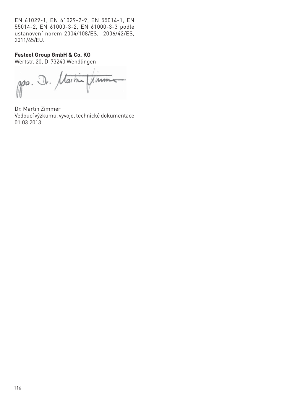Festool KS 88 E User Manual | Page 116 / 138