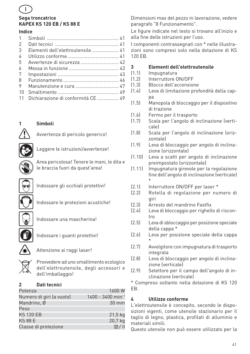 Festool KS 88 E User Manual | Page 41 / 138