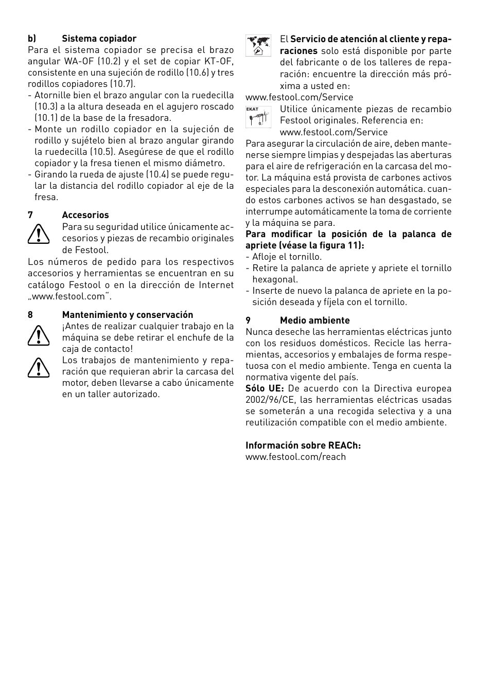 Festool OF 1400 EBQ User Manual | Page 28 / 82