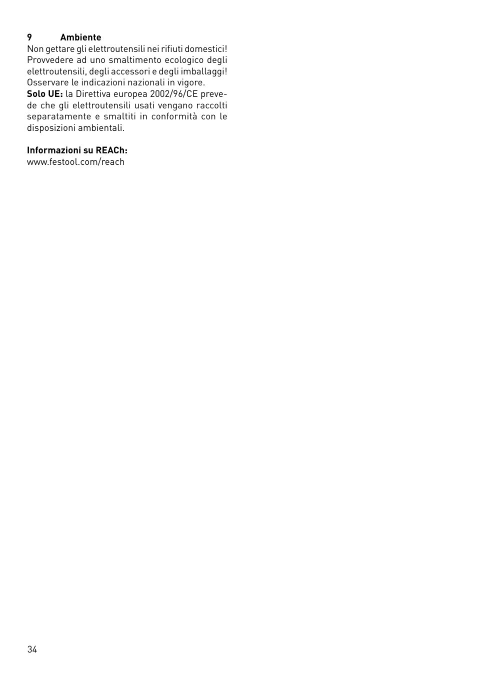 Festool OF 1400 EBQ User Manual | Page 34 / 82