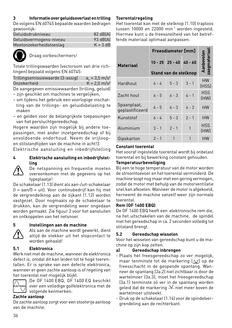 Festool OF 1400 EBQ User Manual | Page 36 / 82