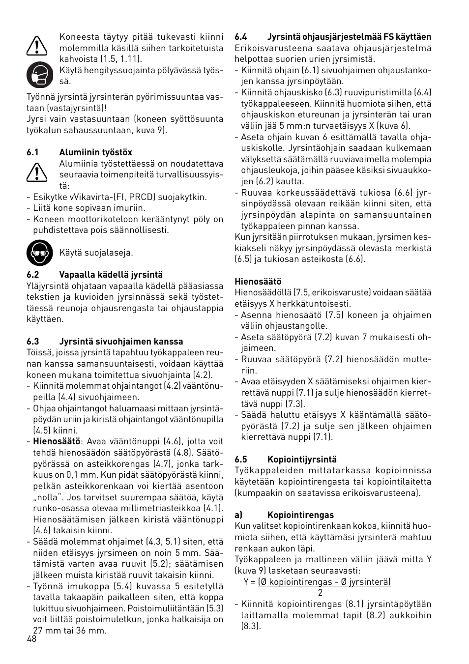 Festool OF 1400 EBQ User Manual | Page 48 / 82
