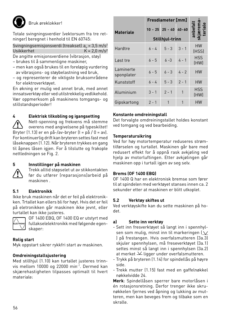 Festool OF 1400 EBQ User Manual | Page 56 / 82