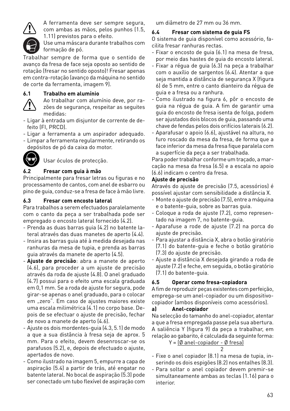 Festool OF 1400 EBQ User Manual | Page 63 / 82