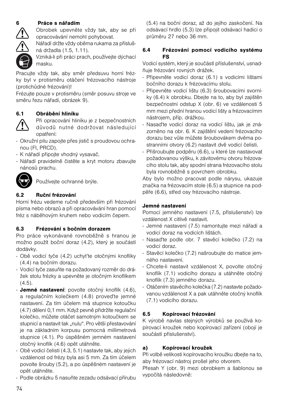 Festool OF 1400 EBQ User Manual | Page 74 / 82