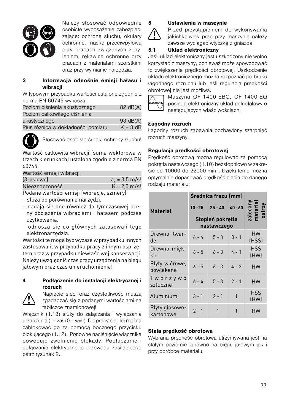 Festool OF 1400 EBQ User Manual | Page 77 / 82