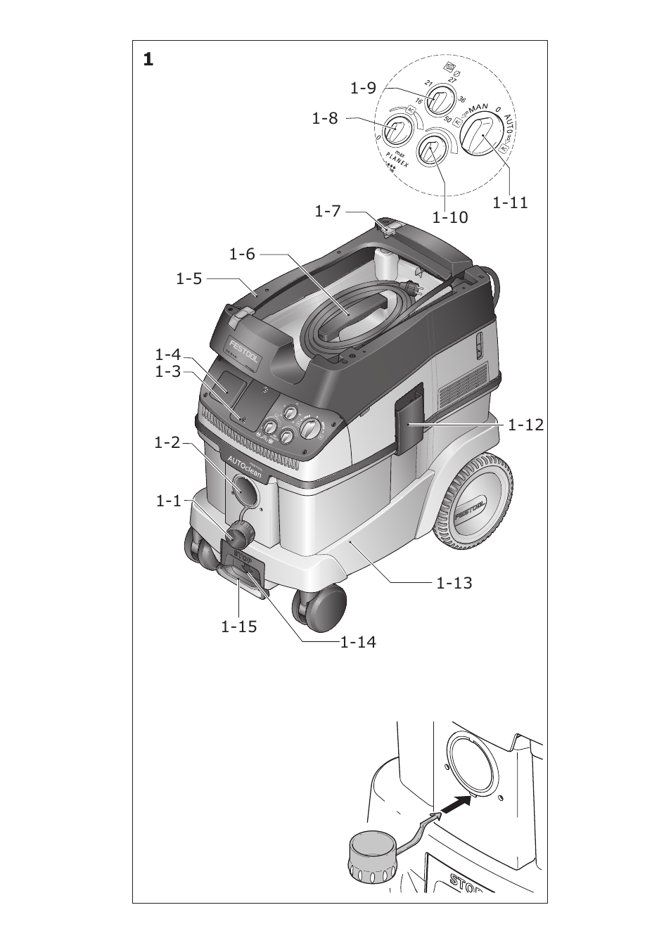 Festool CTM 48 E-LE-AC CLEANTEX User Manual | Page 2 / 101
