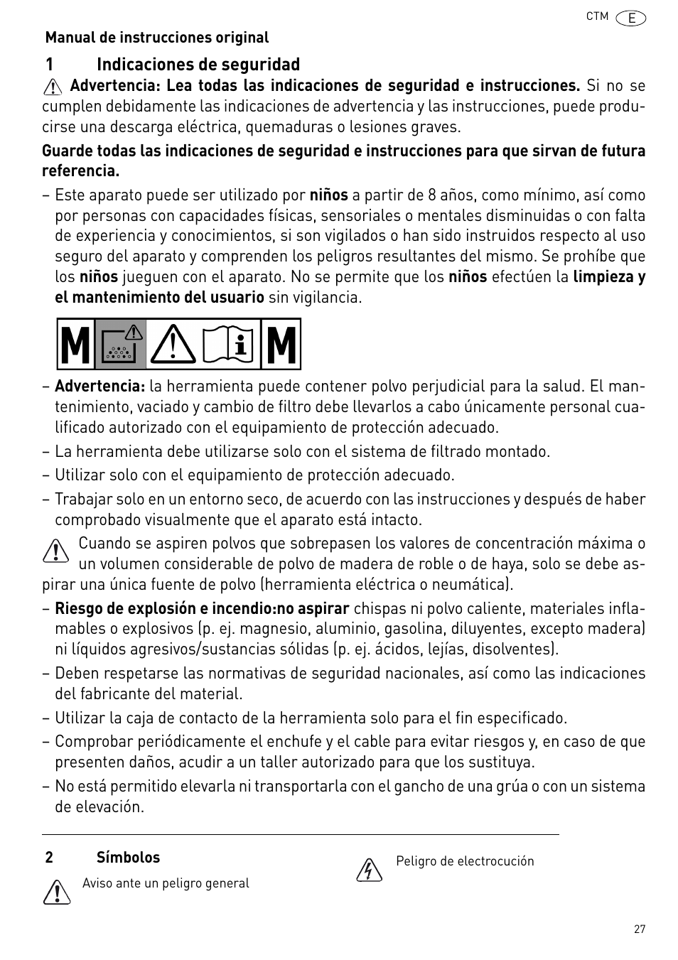 Festool CTM 48 E-LE-AC CLEANTEX User Manual | Page 27 / 101