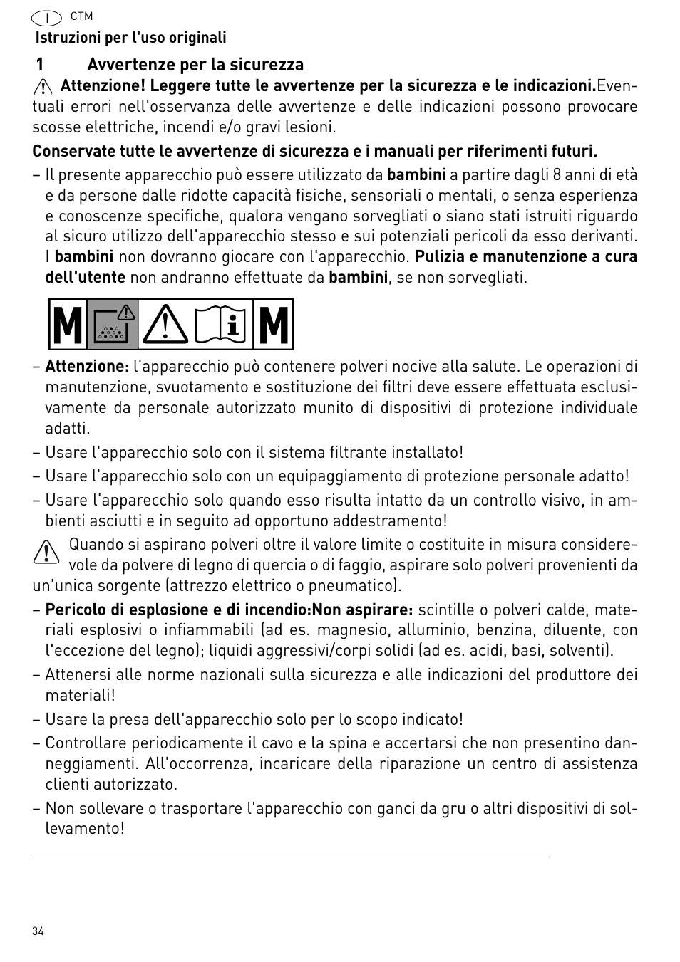 Festool CTM 48 E-LE-AC CLEANTEX User Manual | Page 34 / 101