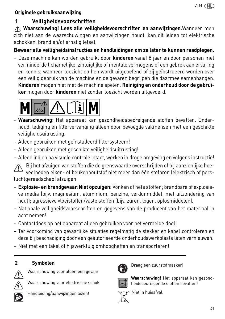 Festool CTM 48 E-LE-AC CLEANTEX User Manual | Page 41 / 101