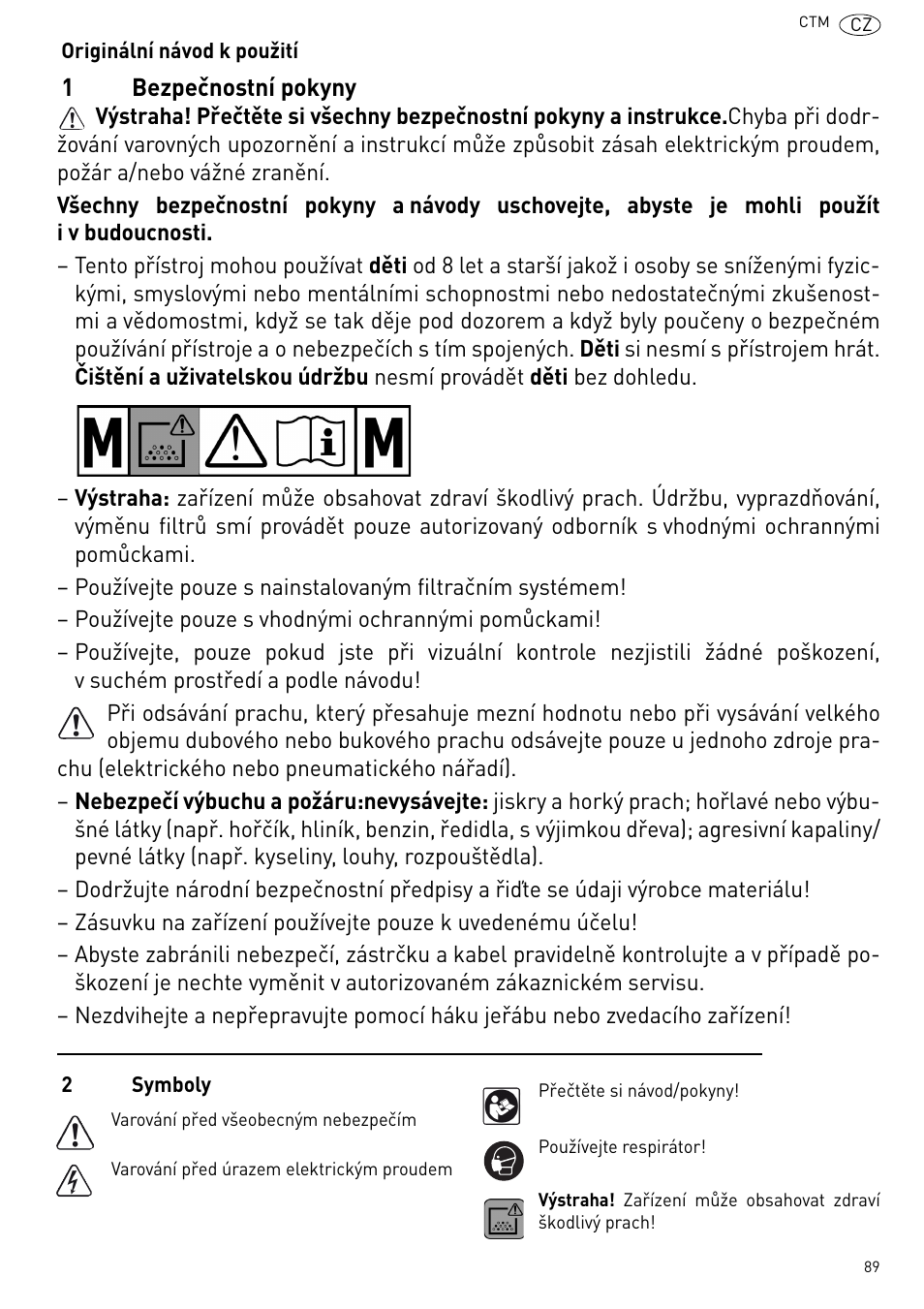Festool CTM 48 E-LE-AC CLEANTEX User Manual | Page 89 / 101