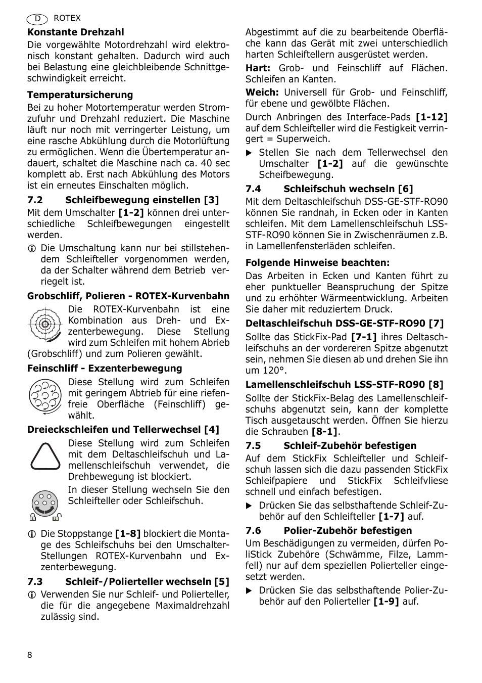 Festool RO 90 DX FEQ User Manual | Page 8 / 83