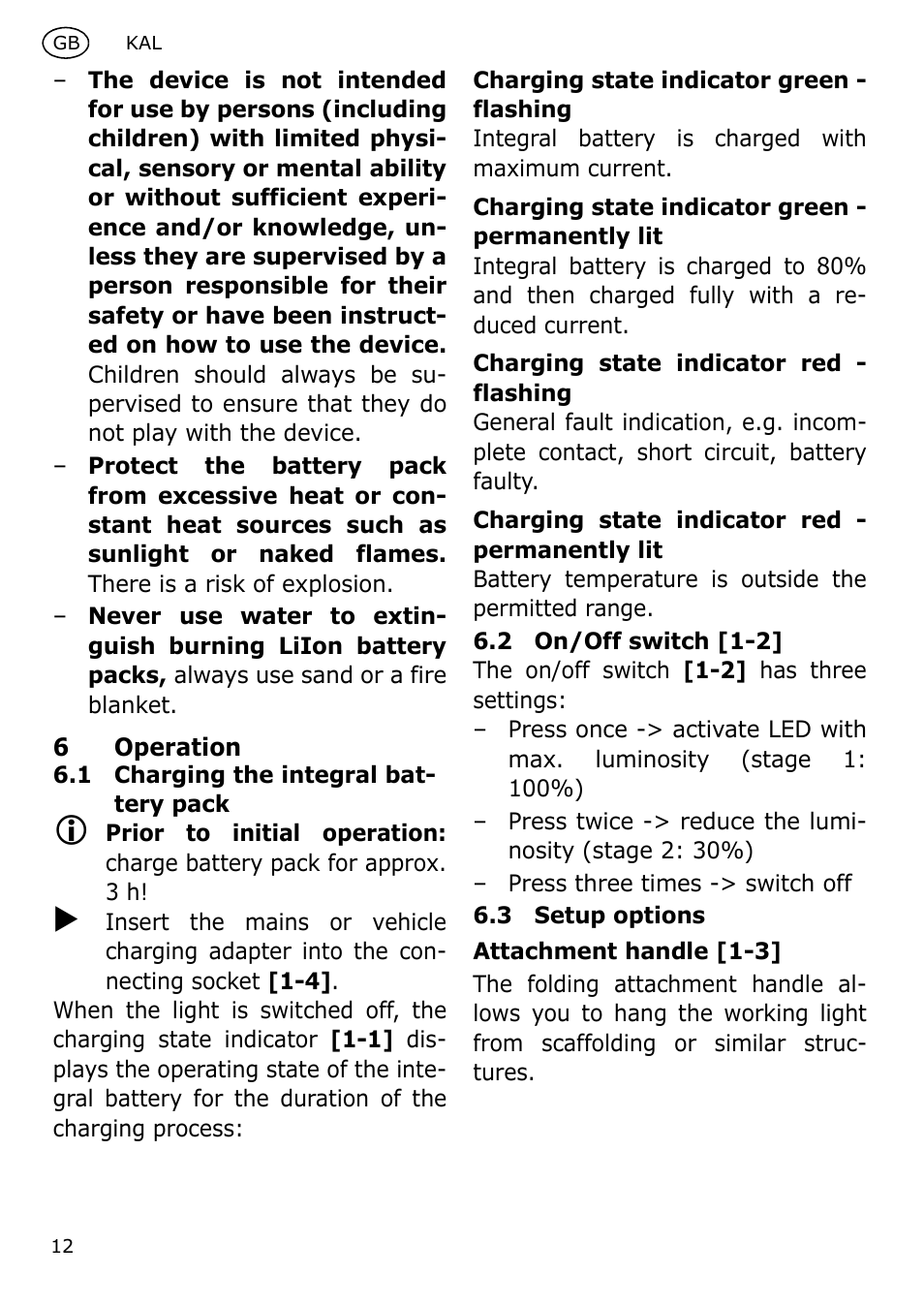 Festool KAL User Manual | Page 12 / 79