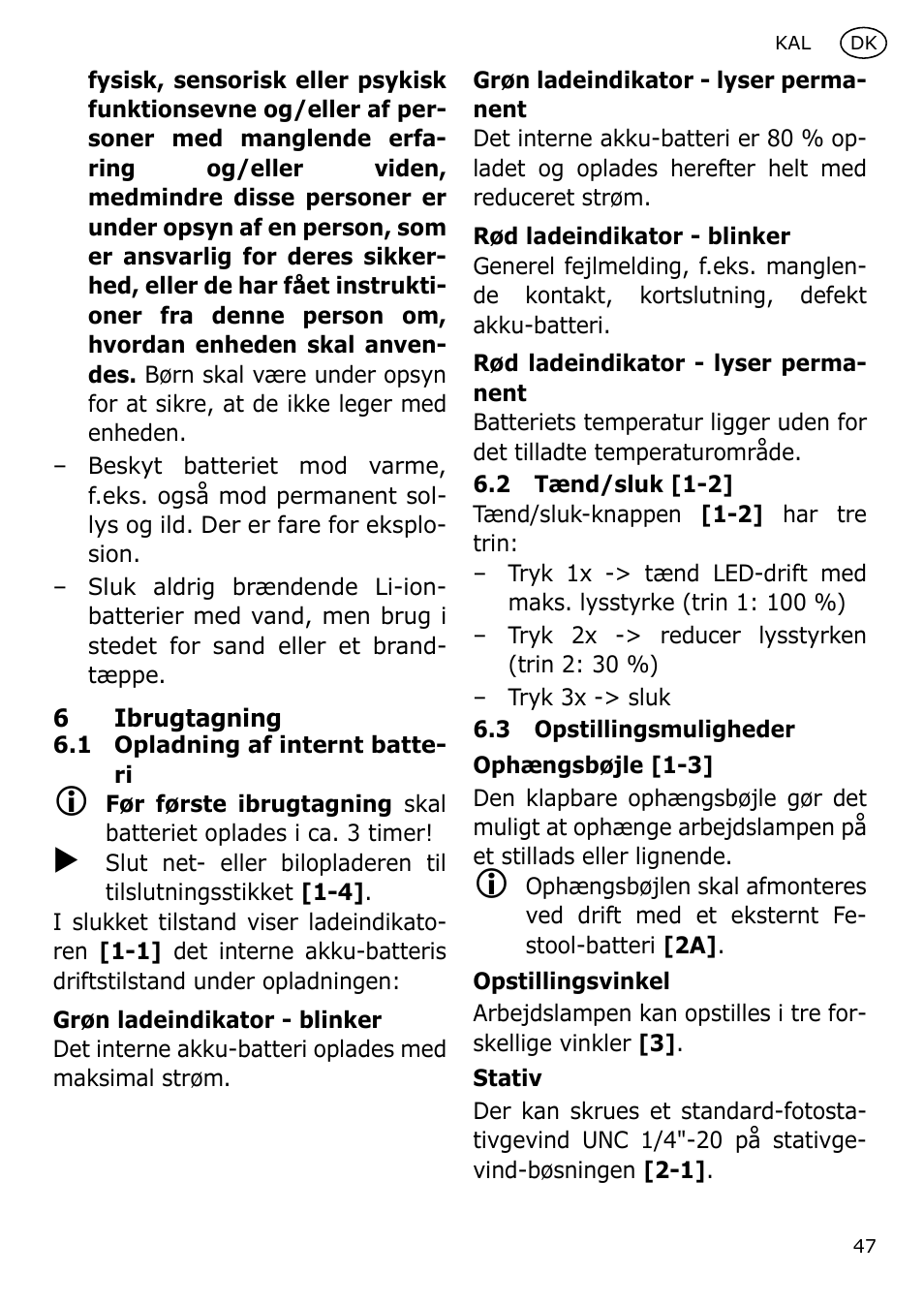 Festool KAL User Manual | Page 47 / 79