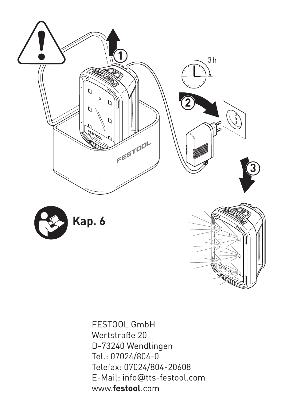 Kap. 6 | Festool KAL User Manual | Page 79 / 79