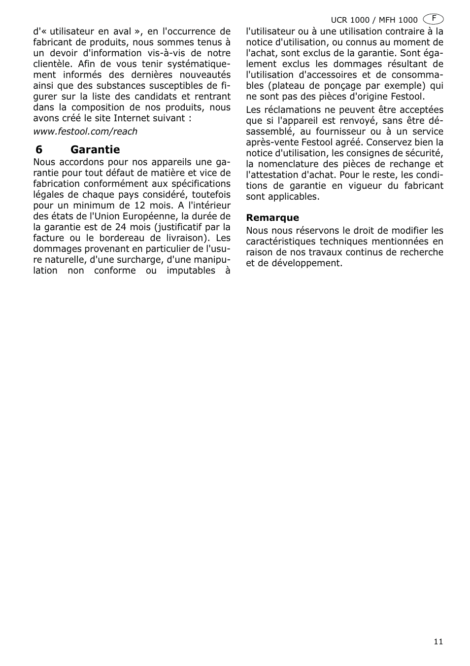 Festool MFH 1000 User Manual | Page 11 / 34