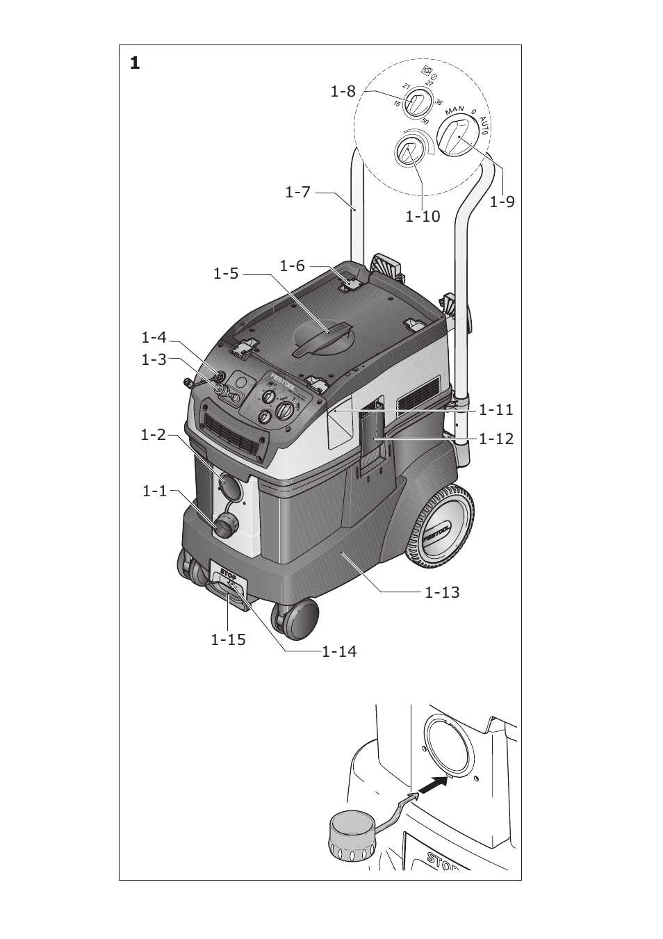 Festool CTM 48 E-LE-AC B22 CLEANTEX User Manual | Page 2 / 110