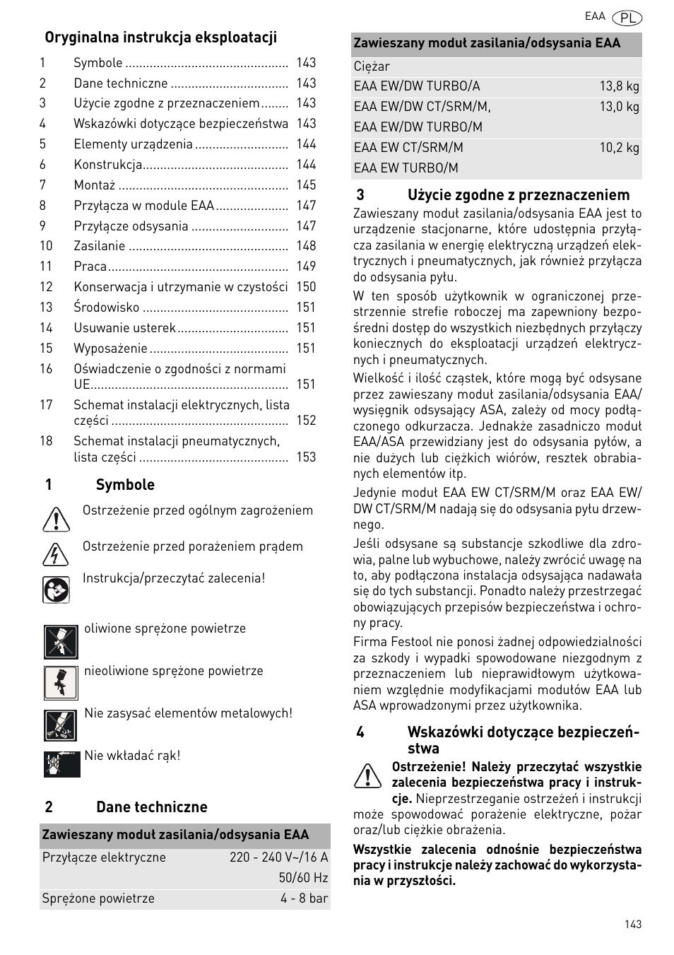 Festool Power box User Manual | Page 143 / 164