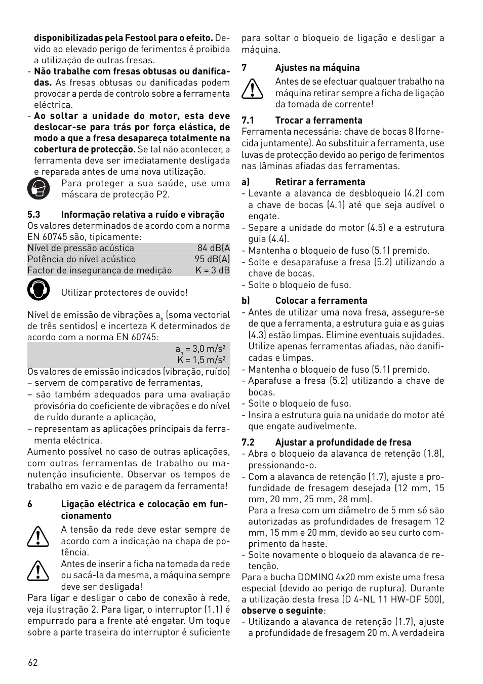 Festool DF 500 Q User Manual | Page 62 / 84