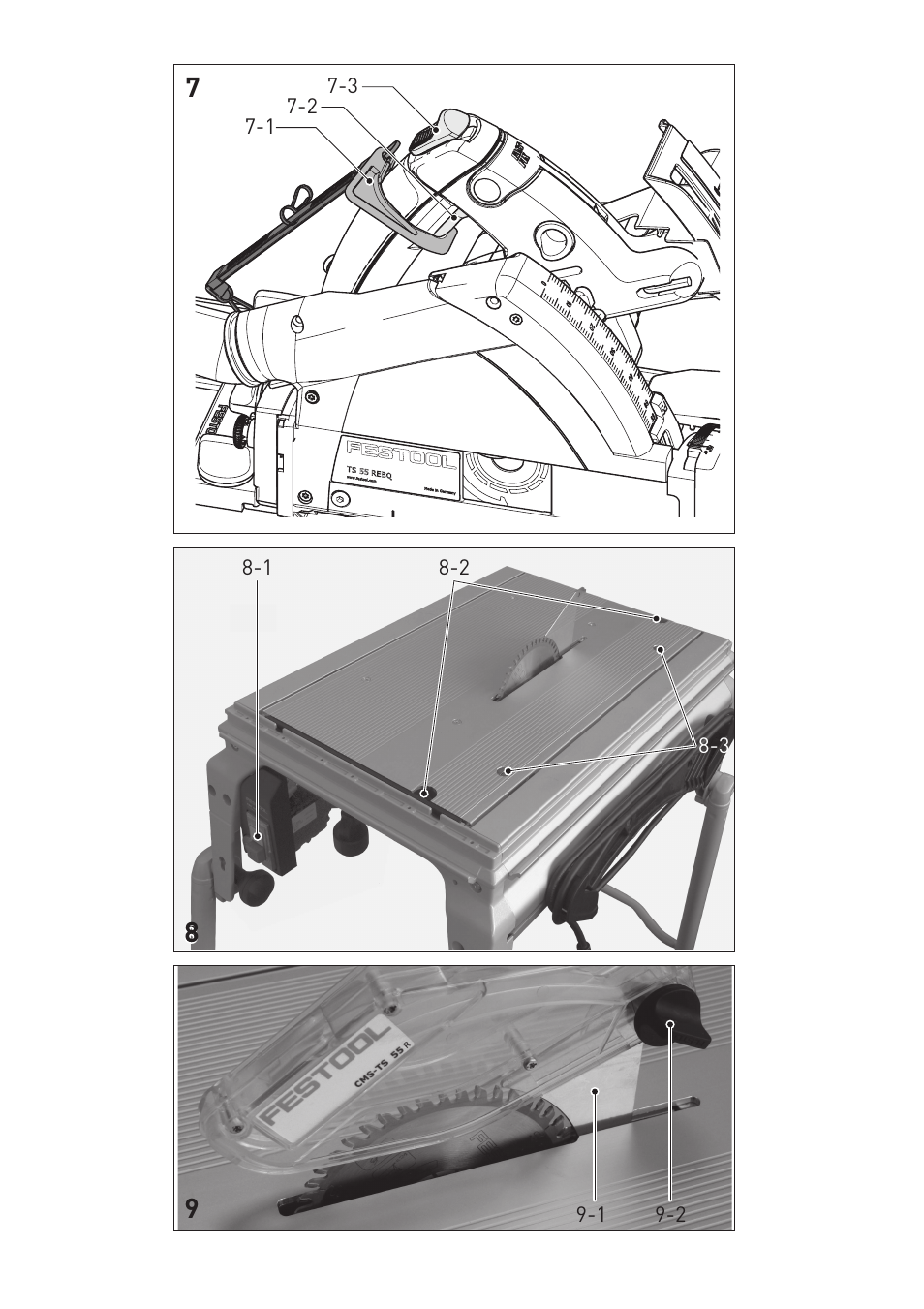 Festool CMS TS 55 User Manual | Page 72 / 76