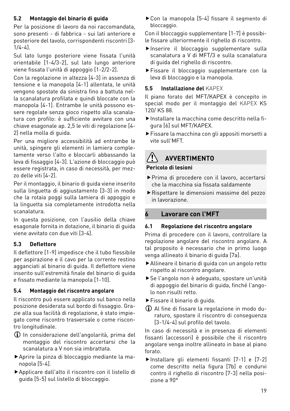 Festool MFT 3 User Manual | Page 19 / 48