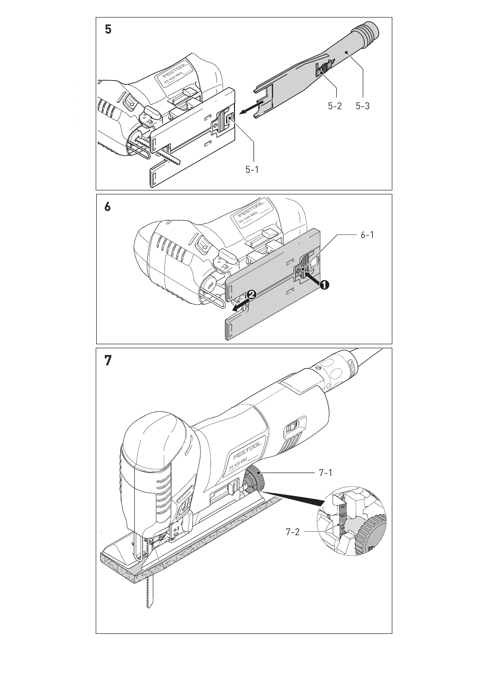 Festool PSB 420 EBQ User Manual | Page 4 / 99