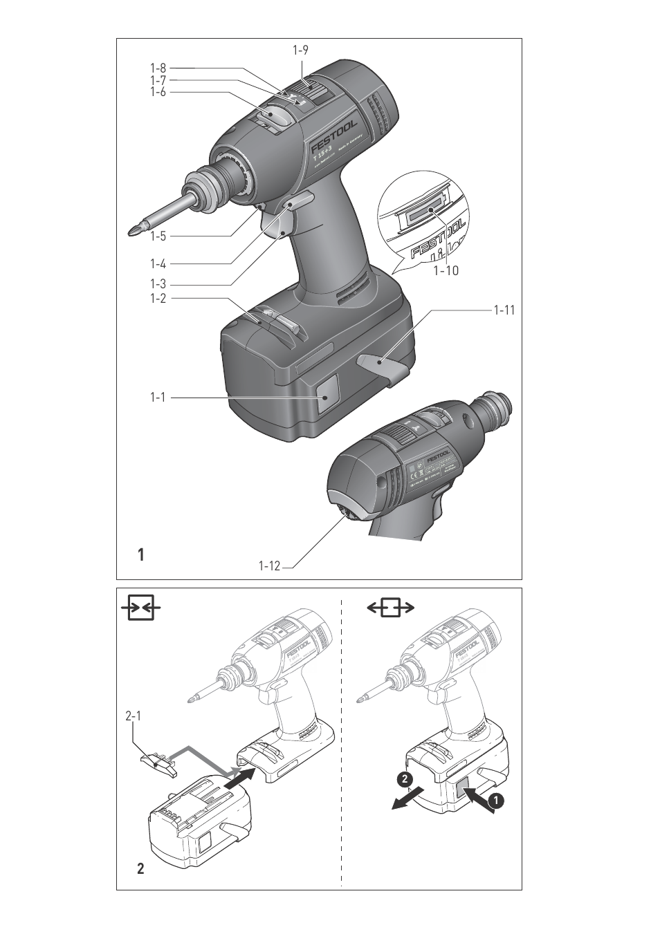 Festool T 18+3 Li User Manual | Page 2 / 84