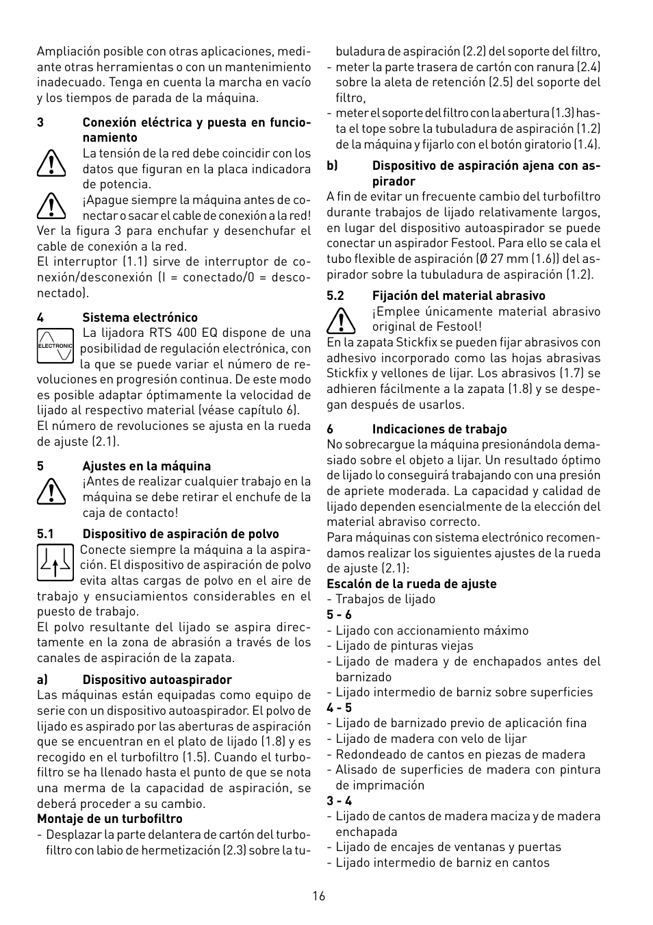 Festool RTS 400 Q-EQ User Manual | Page 16 / 46